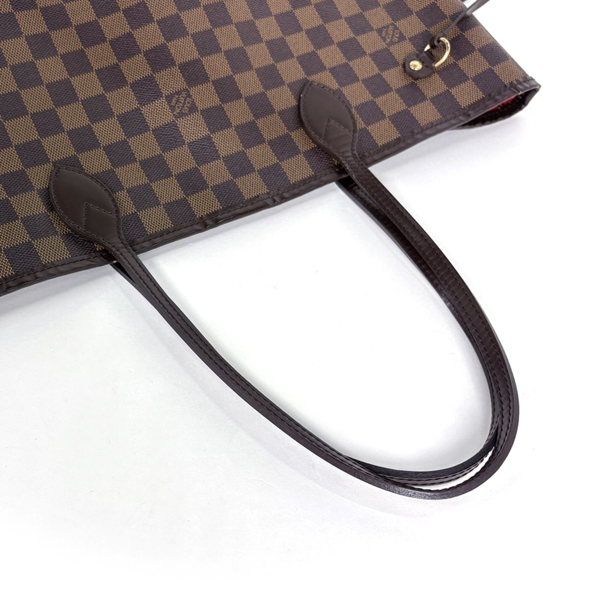 Louis Vuitton Neverfull MM Tote Shoulder Bag Damier Brown — view 6