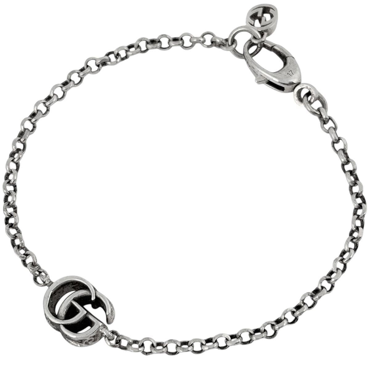 Gucci Double G Bracelet 925 Sterling Silver