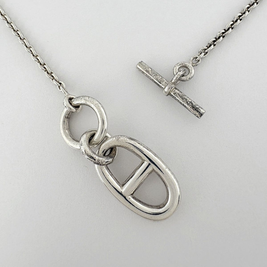Hermes Chaine D'ancre Amulette Necklace 925 Sterling Silver — view 3