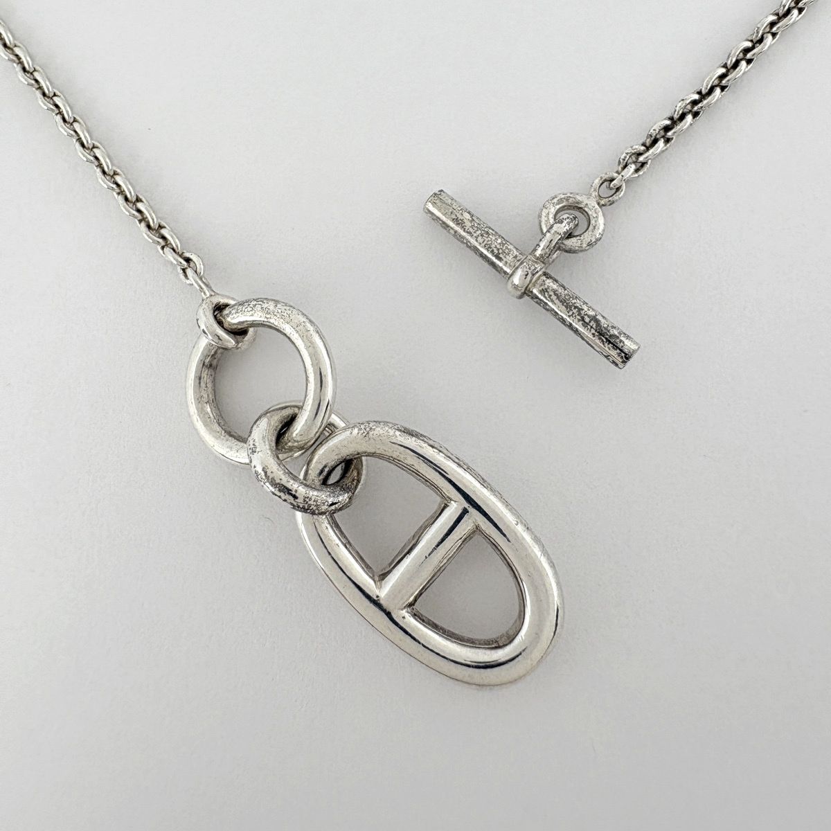 Hermes Chaine D'ancre Amulette Necklace 925 Sterling Silver — view 3