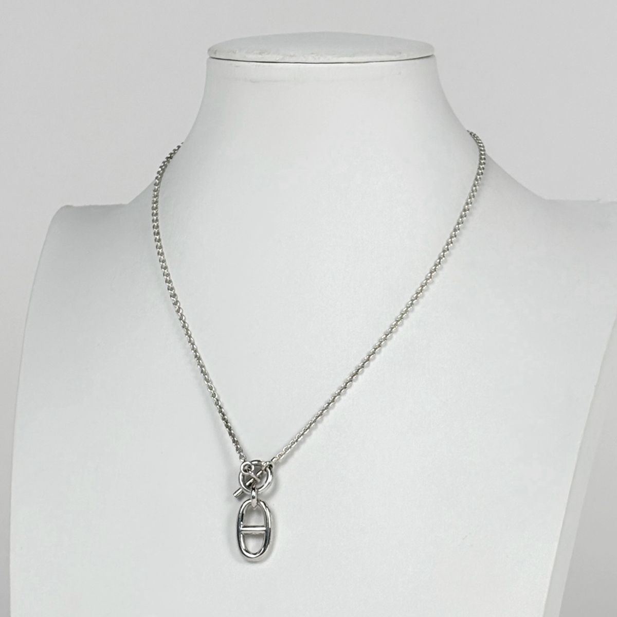Hermes Chaine D'ancre Amulette Necklace 925 Sterling Silver — view 4