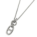 Hermes Chaine D'ancre Amulette Necklace 925 Sterling Silver