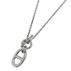 Hermes Chaine D'ancre Amulette Necklace 925 Sterling Silver