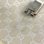 Gucci Shoulder Bag Jackie Line GG Canvas White — view 5