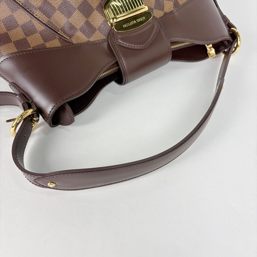 Louis Vuitton Sistina MM Shoulder Bag Damier Brown — view 7