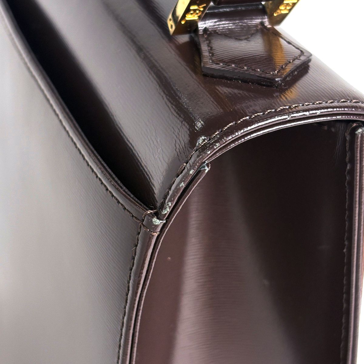 Saint Laurent Handbag Leather Brown — view 5