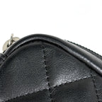 Chanel Pouch Cambon Line CC Logo Shoulder Bag Leather Black — view 5