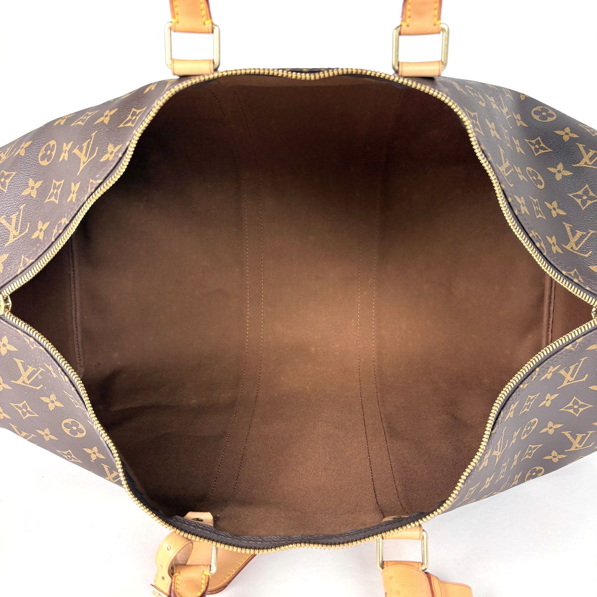 Louis Vuitton Keepall 55 Boston Bag Monogram Brown — view 8