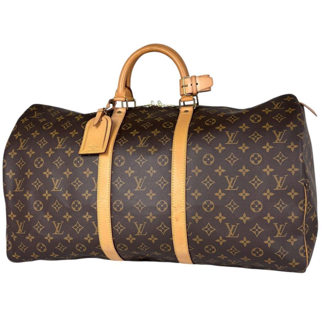Louis Vuitton Keepall 55 Boston Bag Monogram Brown