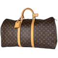 Louis Vuitton Keepall 55 Boston Bag Monogram Brown