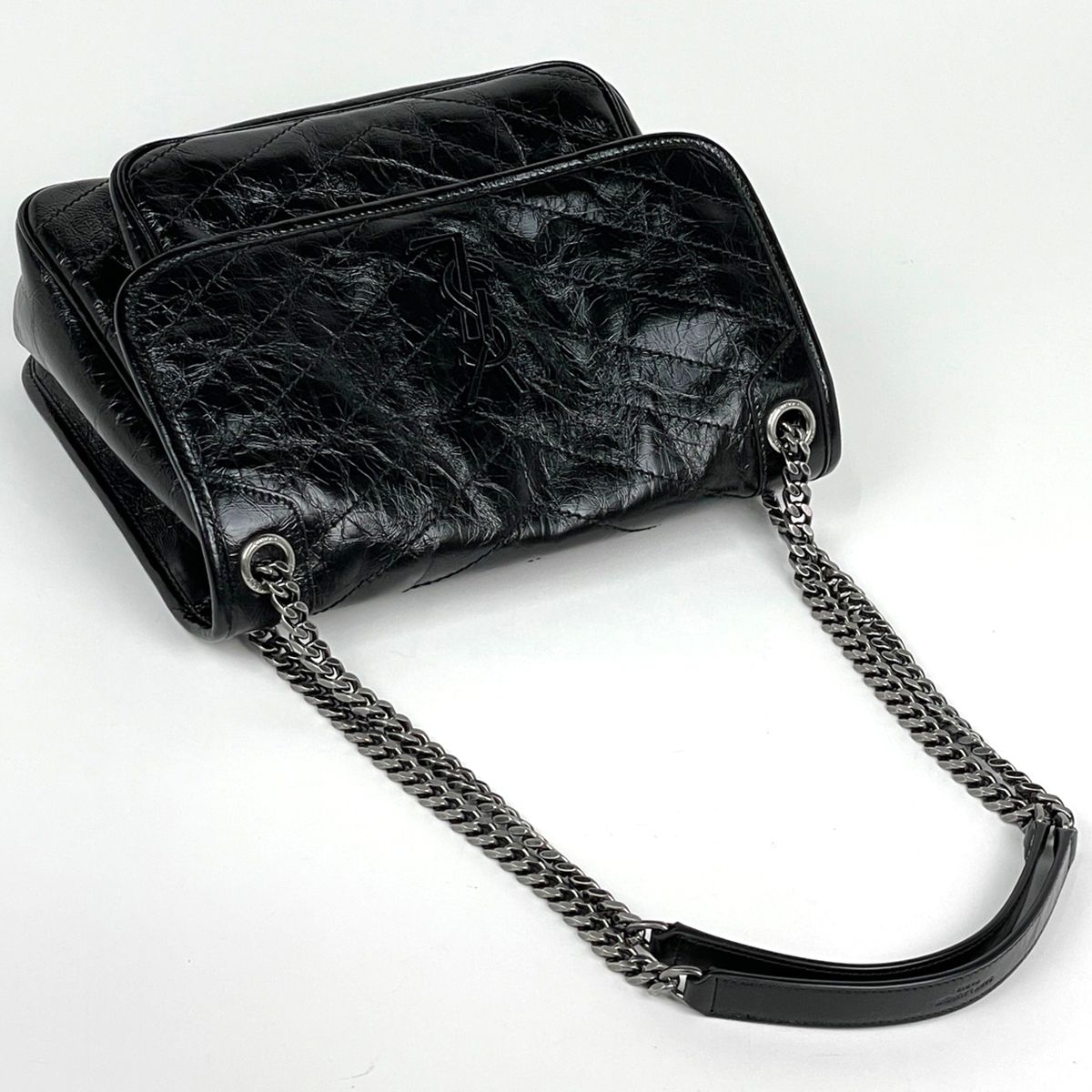 Saint Laurent Shoulder Bag Niki Medium Leather Black — view 4