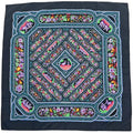 Hermes Carre 90 Qalamdan Scarf Silk Black Multicolor
