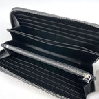 Prada Wallet Zip Around Saffiano Leather Nero — view 4