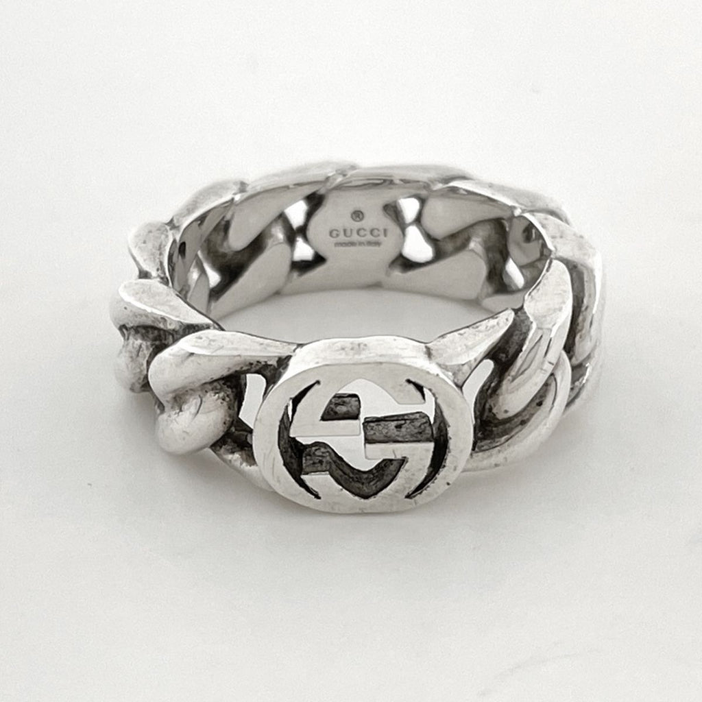 Gucci Ring Interlocking G 925 Sterling Silver — view 2