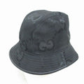 Gucci Bucket Hat Jumbo GG Canvas L Black Cotton Hat