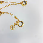 Louis Vuitton LV Flower Gold Metal Earphones Charm Airpods Keychain — view 3