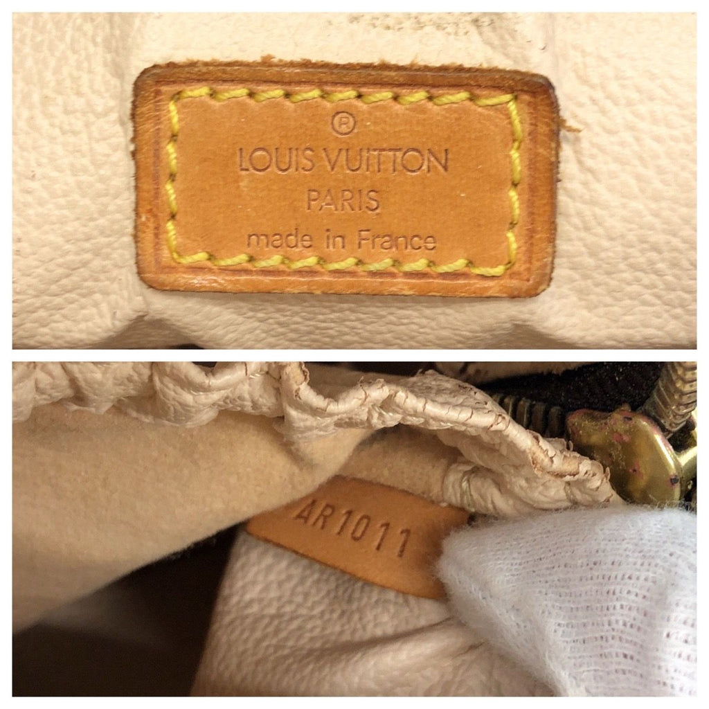 Louis Vuitton Monogram Spontini 2-Way Brown Gold Leather Shoulder Bag — view 4
