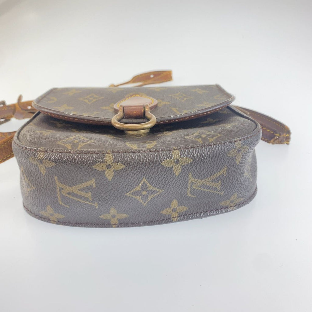 Louis Vuitton Monogram Saint-cloud Brown Leather Shoulder Bag Pochette — view 8