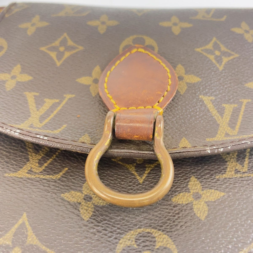 Louis Vuitton Monogram Saint-cloud Brown Leather Shoulder Bag Pochette — view 7