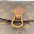 Louis Vuitton Monogram Saint-cloud Brown Leather Shoulder Bag Pochette — view 7