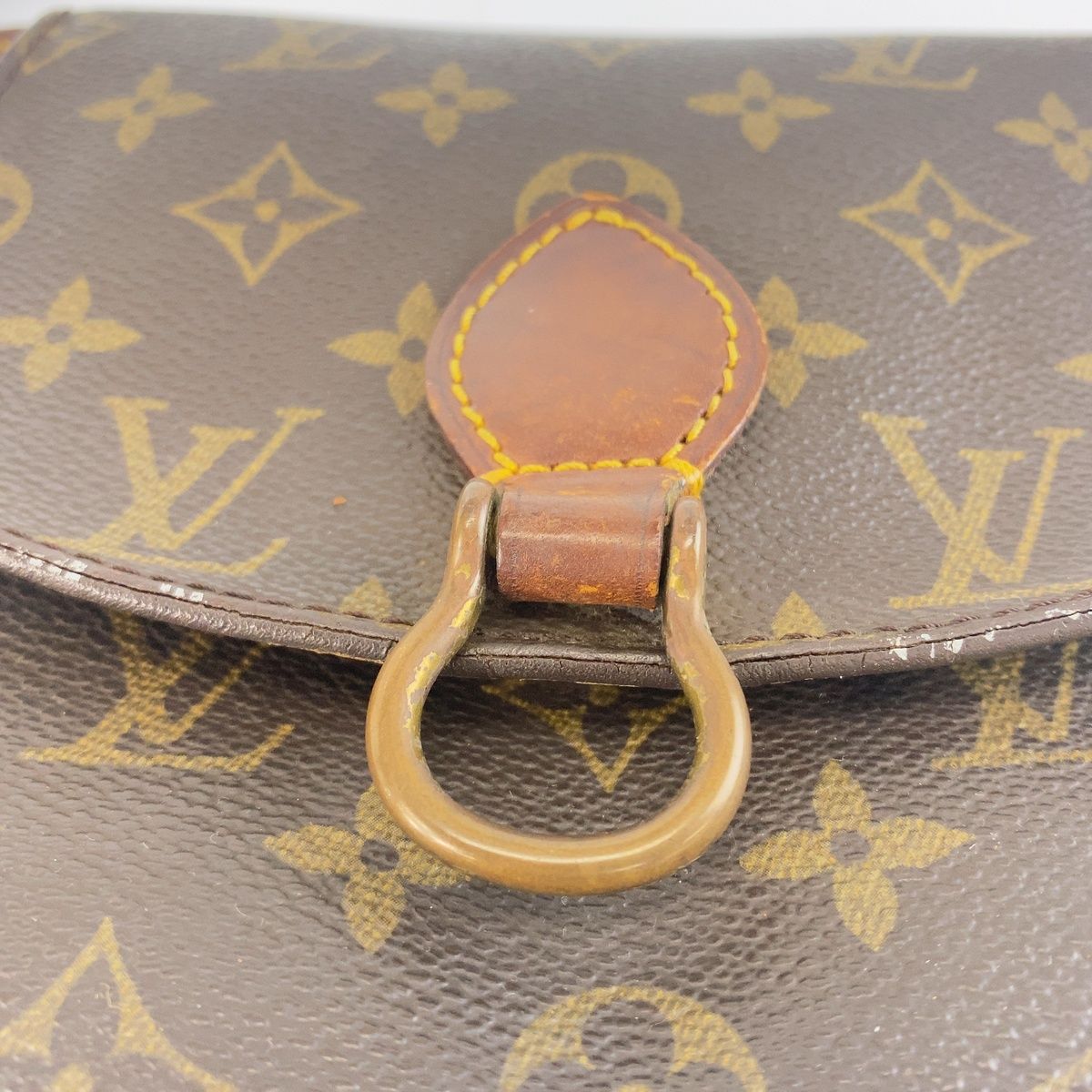 Louis Vuitton Monogram Saint-cloud Brown Leather Shoulder Bag Pochette — view 7
