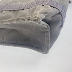 Hermes Herline Airad Gray Canvas Backpack — view 5