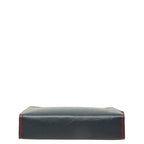 Louis Vuitton Taiga Pochette Voyage MM Clutch Navy Red Leather — view 3