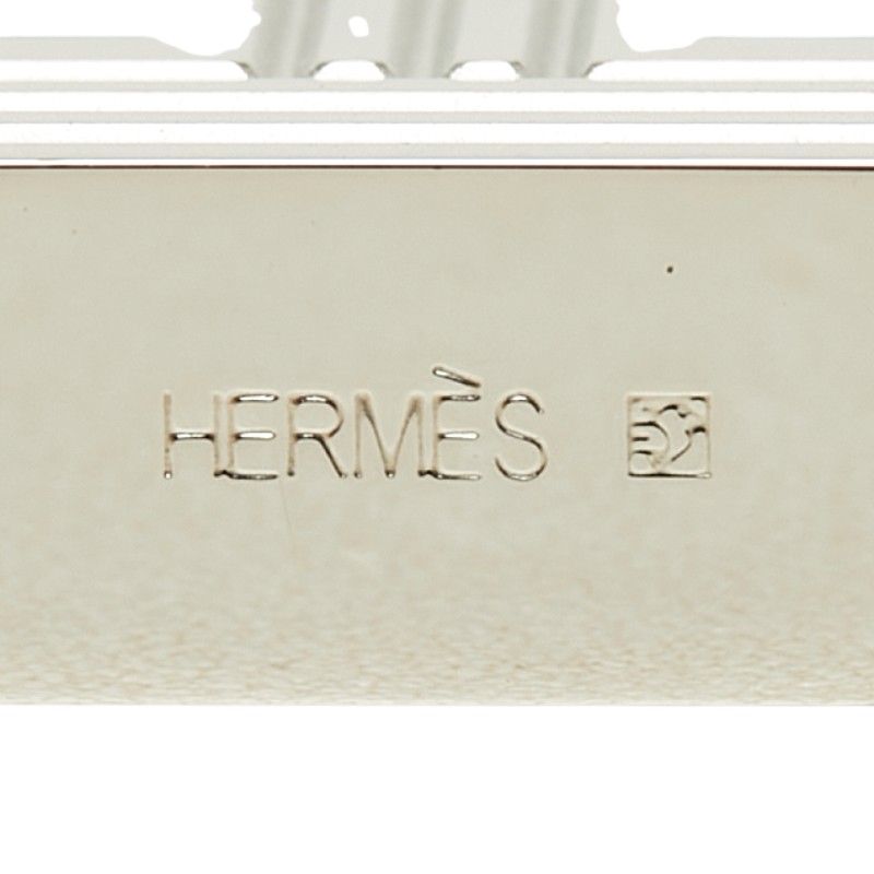 Hermes H Cadena 2000 Spring Loaded Silver Metal — view 5
