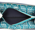 Hermes Azap Silk'in Zip Around Wallet Navy Silver Veau Epsom — view 6
