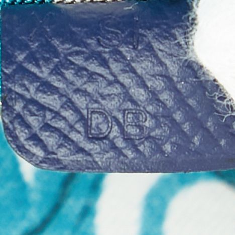 Hermes Azap Silk'in Zip Around Wallet Navy Silver Veau Epsom — view 7