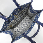 Louis Vuitton Monogram Jacquard Denim On The Go MM Bag — view 4