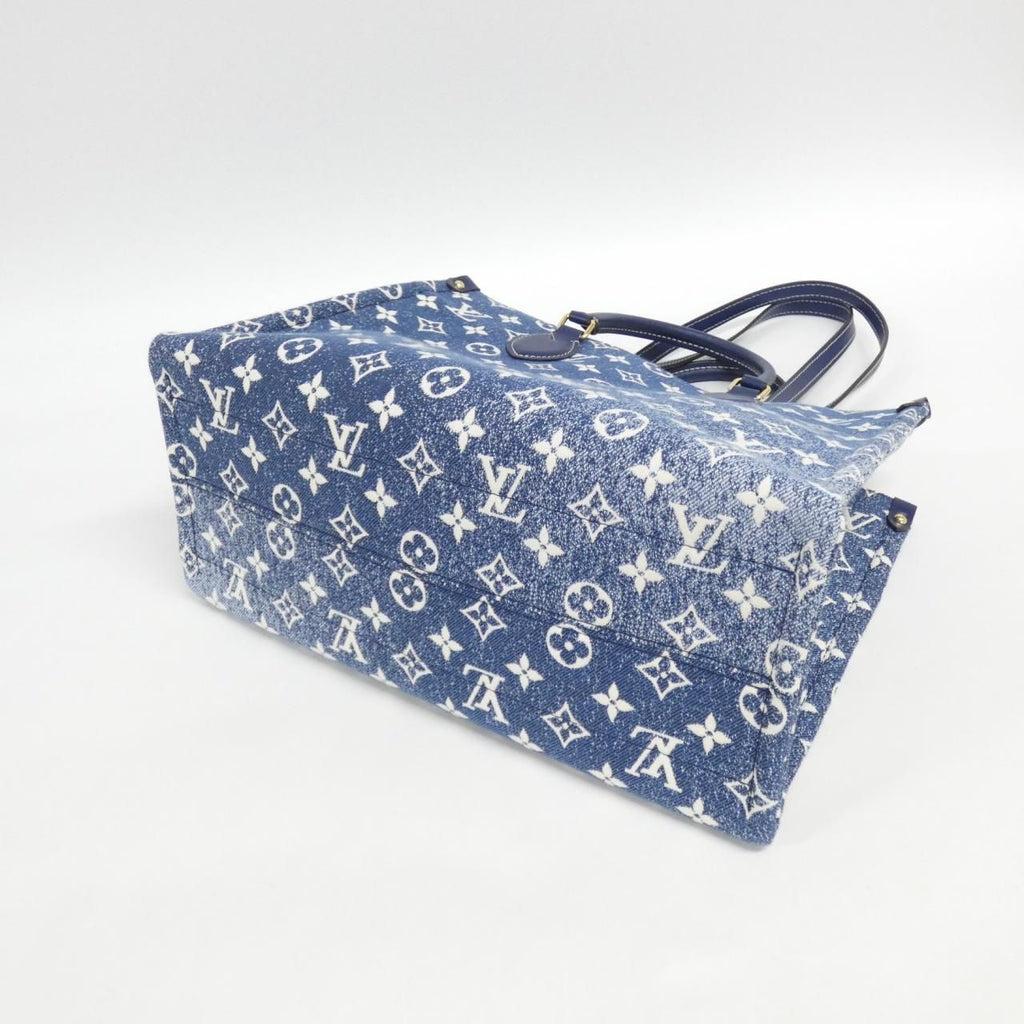 Louis Vuitton Monogram Jacquard Denim On The Go MM Bag — view 2