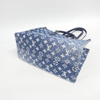 Louis Vuitton Monogram Jacquard Denim On The Go MM Bag — view 2