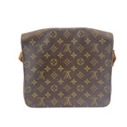Louis Vuitton Monogram Cartouchiere GM Brown Gold Leather Shoulder Bag Pochette — view 2