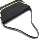 Gucci Calf Hair Shoulder Bag Tom Ford Era Vintage Metal Black Gold — view 7