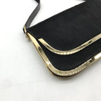 Gucci Calf Hair Shoulder Bag Tom Ford Era Vintage Metal Black Gold — view 5