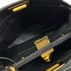 Fendi Handbag Peekaboo Iconic Small Black Leather — view 7