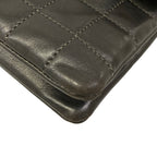 Chanel Shoulder Bag Choco Bar 2.55 Black Chain Vintage Silver Lambskin — view 6