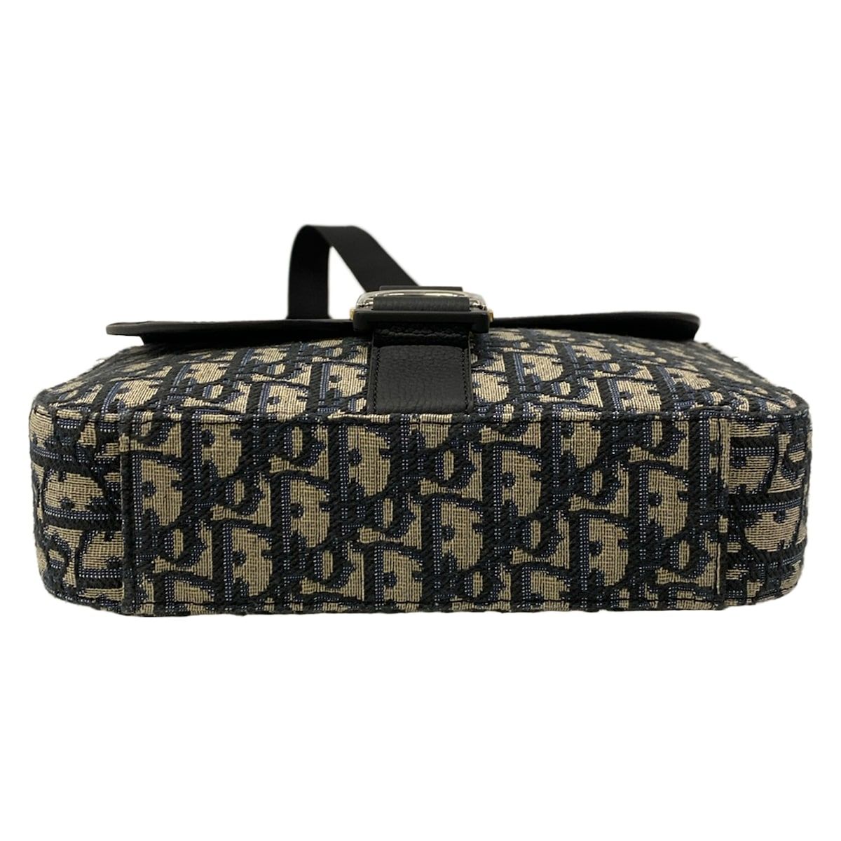 Dior Shoulder Bag Saddle Heritage Messenger Black Beige Dark Navy — view 5