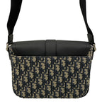 Dior Shoulder Bag Saddle Heritage Messenger Black Beige Dark Navy — view 3