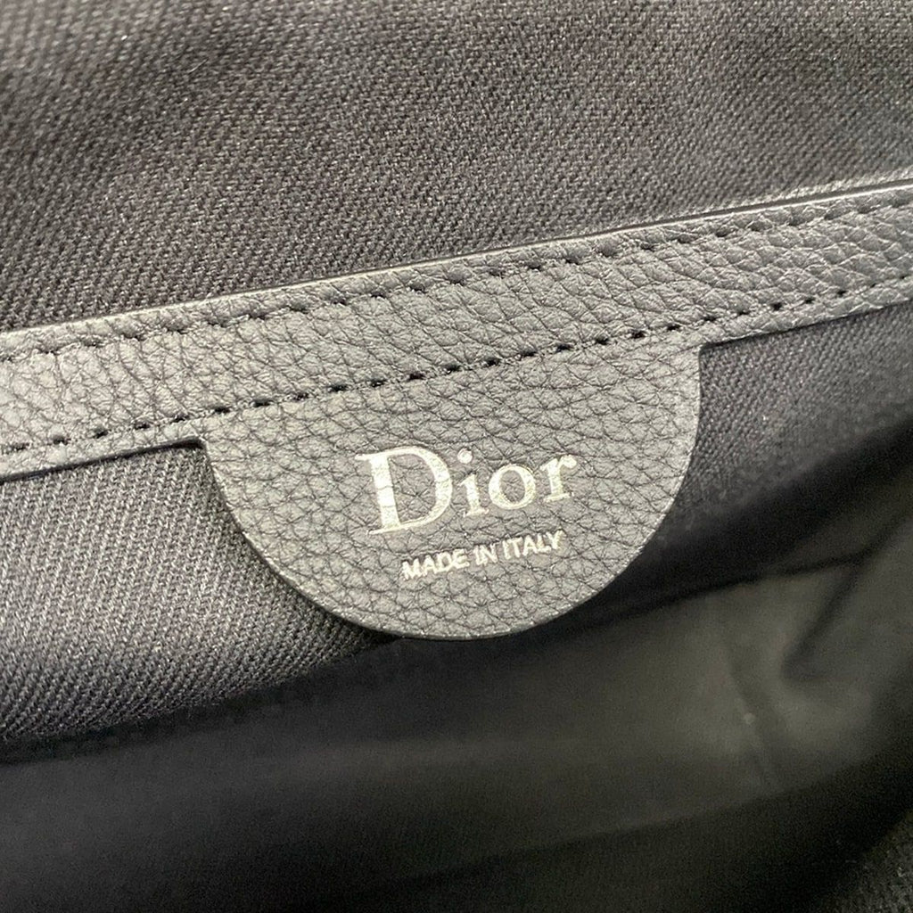 Dior Shoulder Bag Saddle Heritage Messenger Black Beige Dark Navy — view 8
