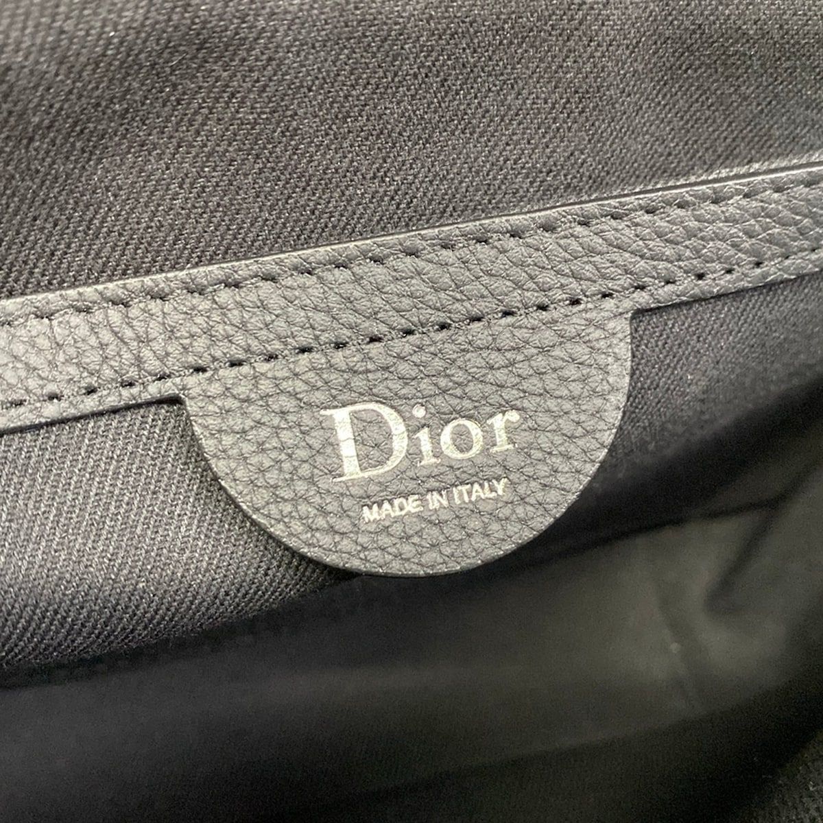 Dior Shoulder Bag Saddle Heritage Messenger Black Beige Dark Navy — view 8