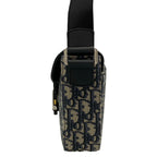 Dior Shoulder Bag Saddle Heritage Messenger Black Beige Dark Navy — view 4