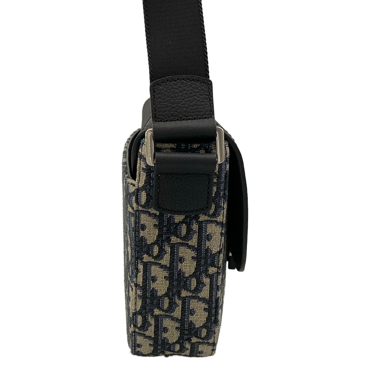 Dior Shoulder Bag Saddle Heritage Messenger Black Beige Dark Navy — view 2