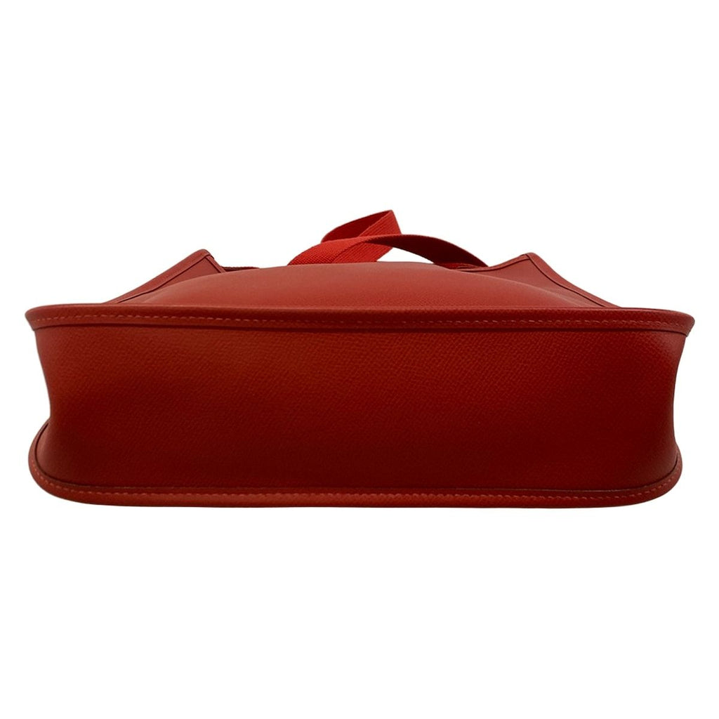 Hermes Shoulder Bag Vespa PM Rouge Vif Silver — view 5
