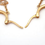 Dior Earrings Dio(r)evolution Gold Logo Rhinestone — view 4