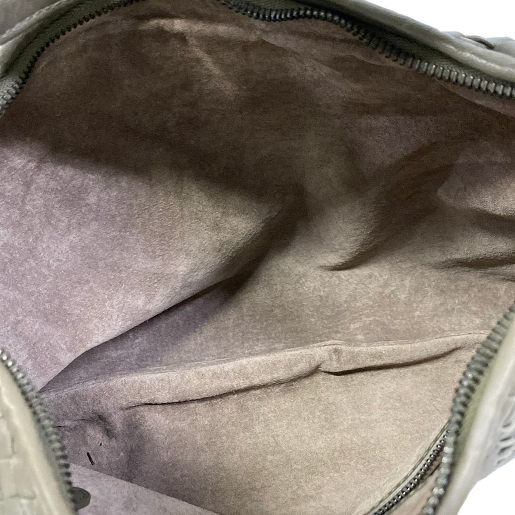 Bottega Veneta Shoulder Bag Medium Dark Gray Leather — view 7