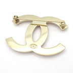 Chanel Brooch Gold CC Logo — view 2