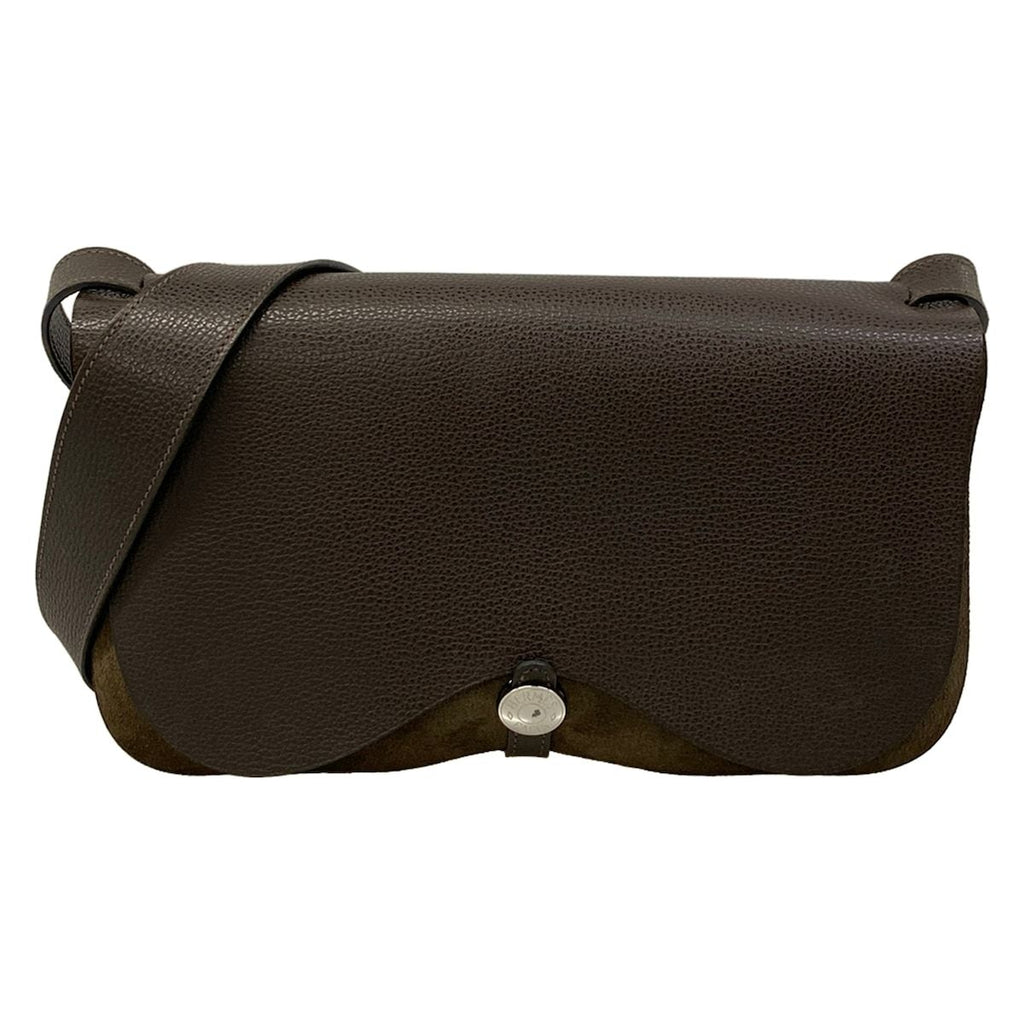 Hermes Shoulder Bag Colorado MM Ebene Silver