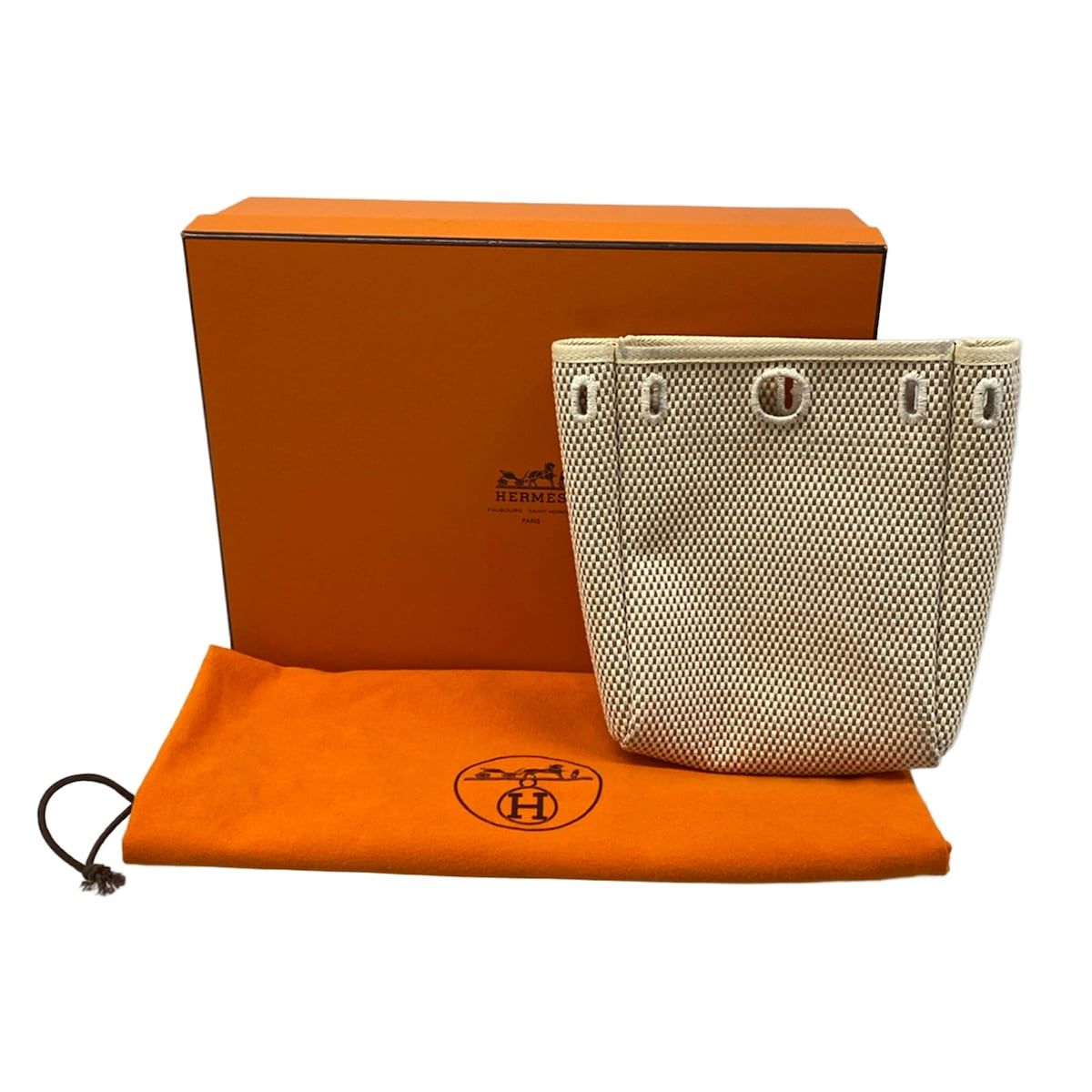 Hermes Shoulder Bag Herbag TPM Black — view 8